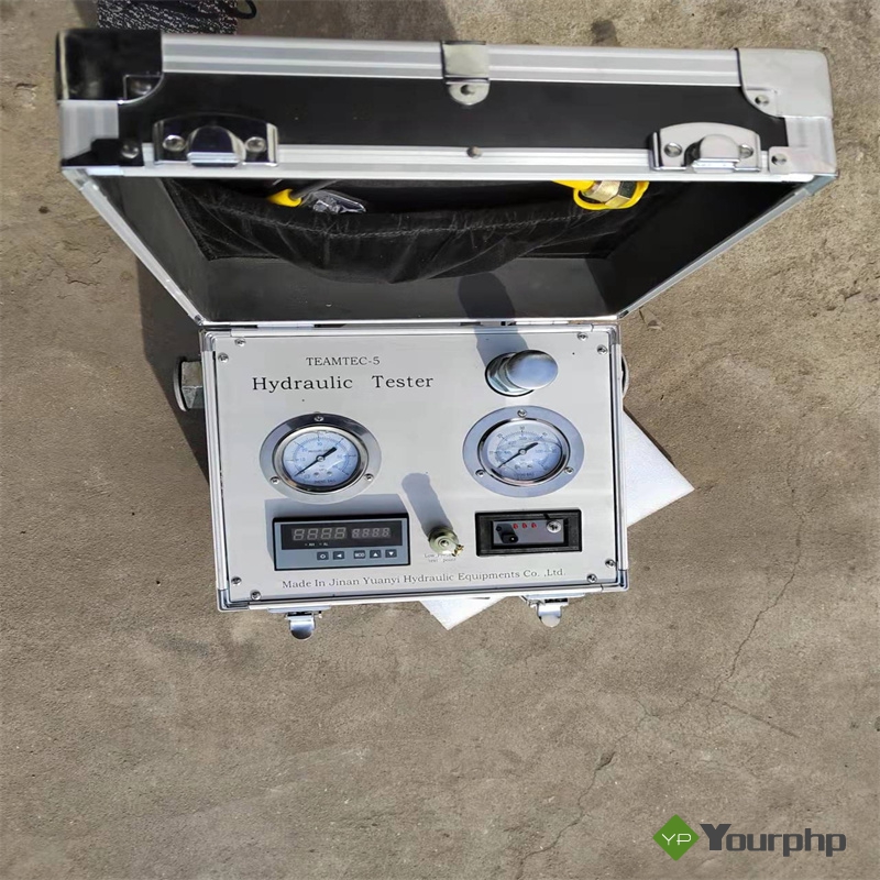 Portable Hydraulic Pump And Motor Tester, Digital Hydraulic Pump Flow Tester