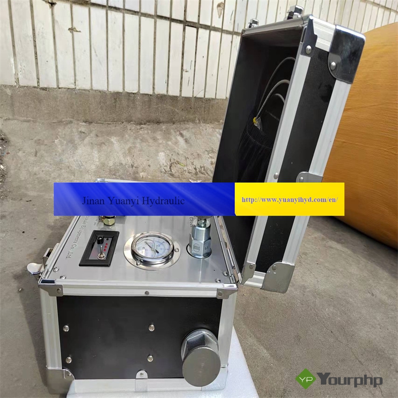 Hydraulic Flow Meter Pressure Meter Tester, Portable Hydraulic Tester
